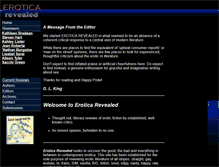 Tablet Screenshot of eroticarevealed.com